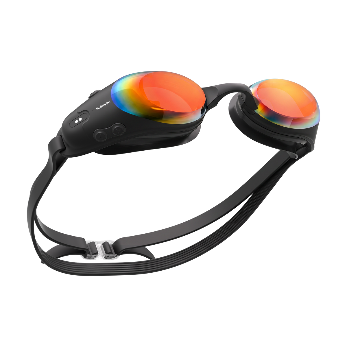Holoswim 3 Pro Smart Swim Goggles for Pool & Open Water - Sunset Orange