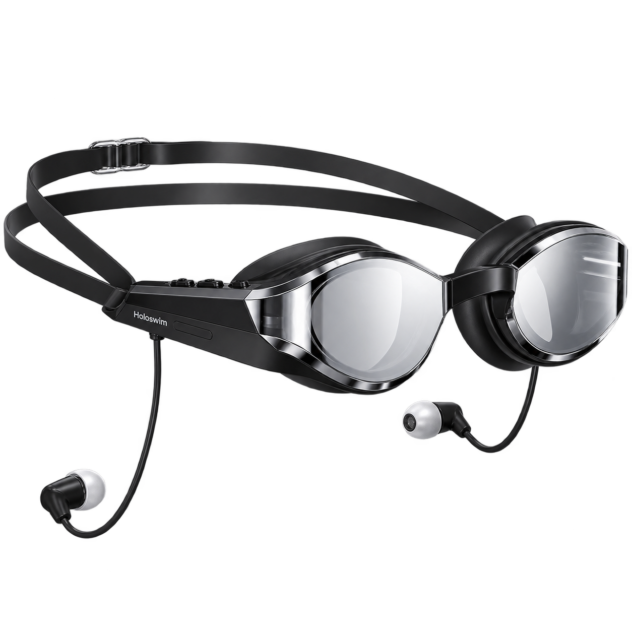SollaWave Smart Swim Goggles with Music