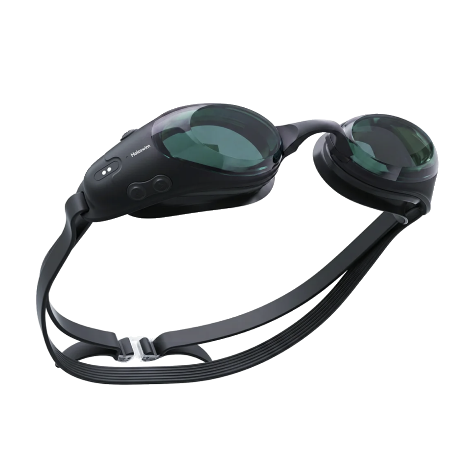 Holoswim 3 Pro Smart Swim Goggles for Pool & Open Water - Ocean Green