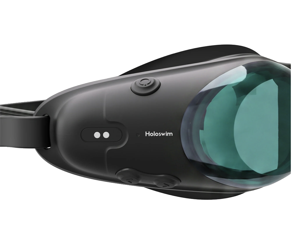 Holoswim 3 Pro Smart Swim Goggles for Pool & Open Water - Ocean Green
